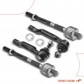 A-premium Set Of 4 Front Inner Outer Tie Rod End Kit Compatible With Suzuki Grand Vitara 1999-2005 Xl-7 2002-2006 Replace