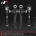 A-premium Set Of 4 Front Inner Outer Tie Rod End Kit Compatible With Suzuki Grand Vitara 1999-2005 Xl-7 2002-2006 Replace