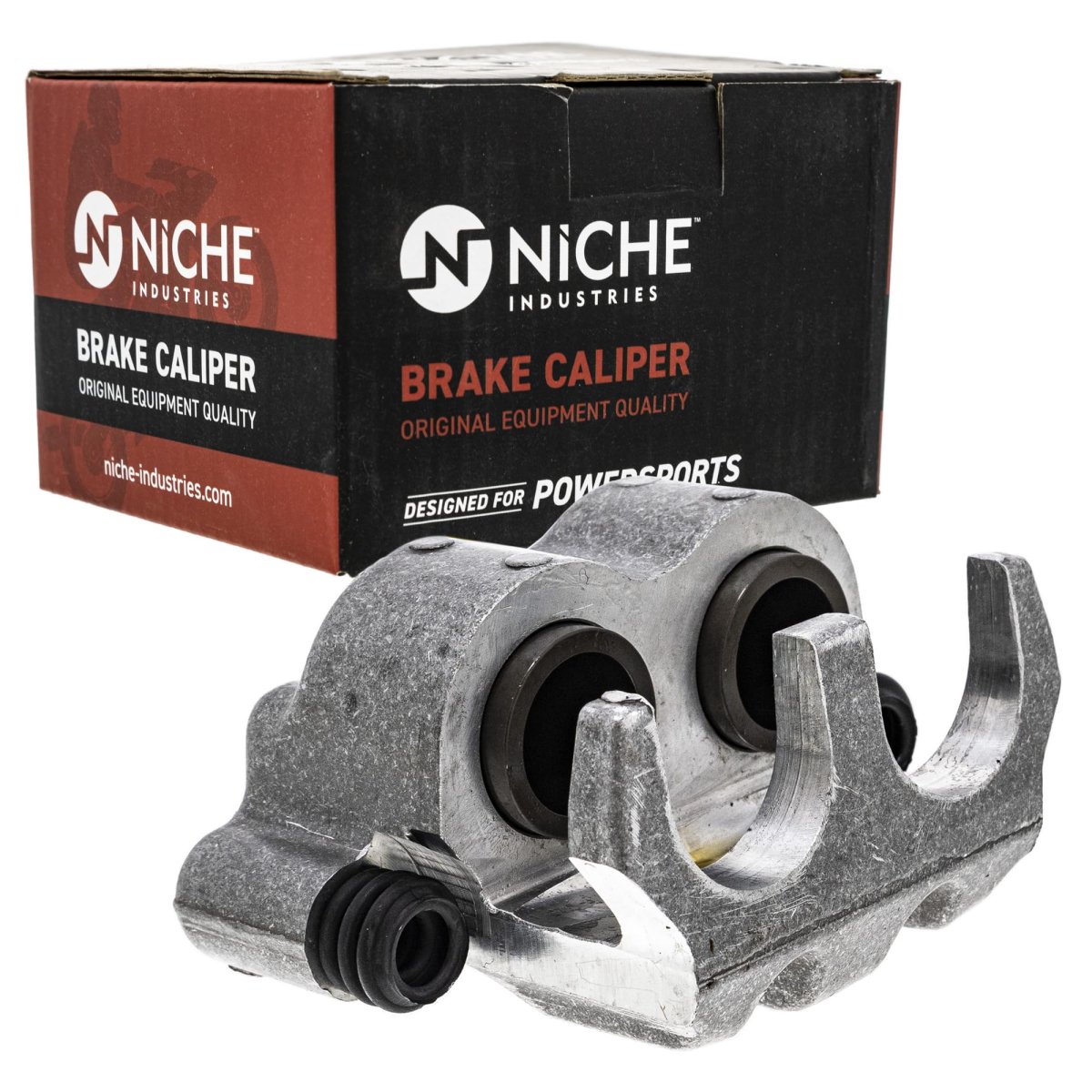 Niche Rear Left Brake Rotor Caliper Pad Kit For Polaris Rzr 4 Xp 900