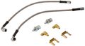 220-10509 Flexline Kit 14in Stainless Steel Brake Hose With 3 8 24 And 90 Degrees 1 Npt Inlet For Vehicle Specific Fit 