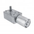 Dc 12v 2 Rpm Worm Gear Motor Reversible High Torque Turbo Geared With Metal Reducer Gearbox For Diy Project 