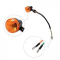 12v Round Turn Signal Indicator Lights Motorcycle Motorbike Blinker Amber Light Bulb Universal Indicators For Most 
