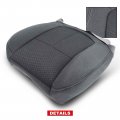 A-premium Front Driver Seat Bottom Cover Compatible With Ford F-150 2011 2012 2013 2014 Steel Gray
