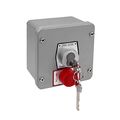 Mmtc 1kxs-cc Nema 4 Exterior Tamperproof Open-close Changeable Core Cylinder Key Switch With Stop Button Surface Mount 