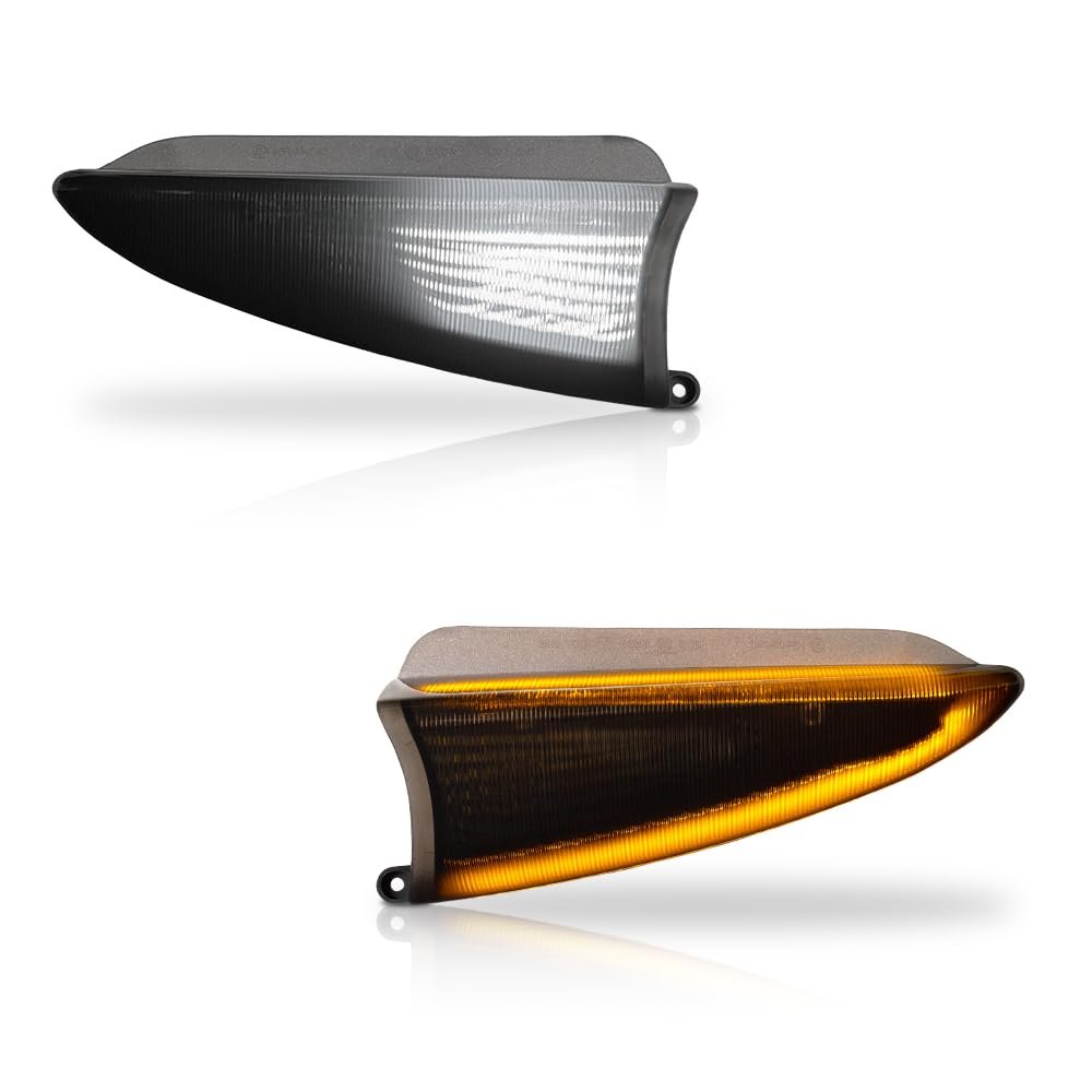 Pair Set Full Led Side Mirror Lights Turn Signal Indicator Lamps Assembly Replacement For 2003-2006 Ford Expedition Chrome