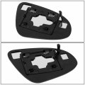 Without Heated Glass And Blind Spot To1324118 Factory Style Flat Side View Mirror Lens Manual Adjust Compatible With Toytoa