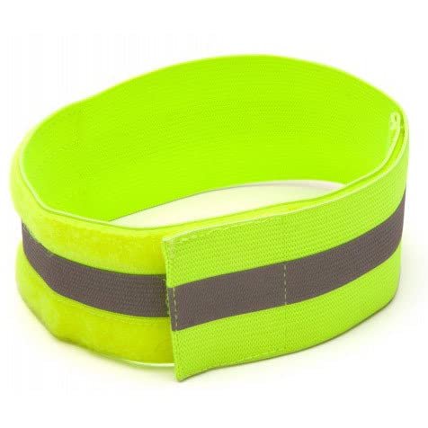 Pyramex Rab10 Reflective Arm Band Hi Vis Lime