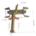 Tdpro Front Go Kart Steering Strut Knuckle Spindles For Disc Brake Atv Quad 110cc 125cc 150cc