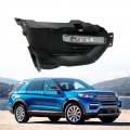 Fog Lights Assembly With Trim Cover Passenger Side Replacement For 2020-2021 Explorer Lb5z-15266-aa Lb5b-15a255-ac 