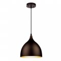 Chloe Lighting Walter Industrial 1 Light Textured Black Mini Pendant Ceiling Fixture 10 Wide Oil-rubbed Bronze 