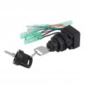 Qiilu Suzuki Outboard Ignition Key For Control Box 37110-99e00 37110-92e01 Motor Switch Assembly
