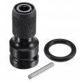 Chuck Adapter 1 2 Square Drive To 4 Hex Female Socket For Impact Electric Ratchet Wrenches 4pcs 