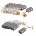 20pcs Replacement Electric Motor Carbon Brushes 12mmx8mmx5mm For 