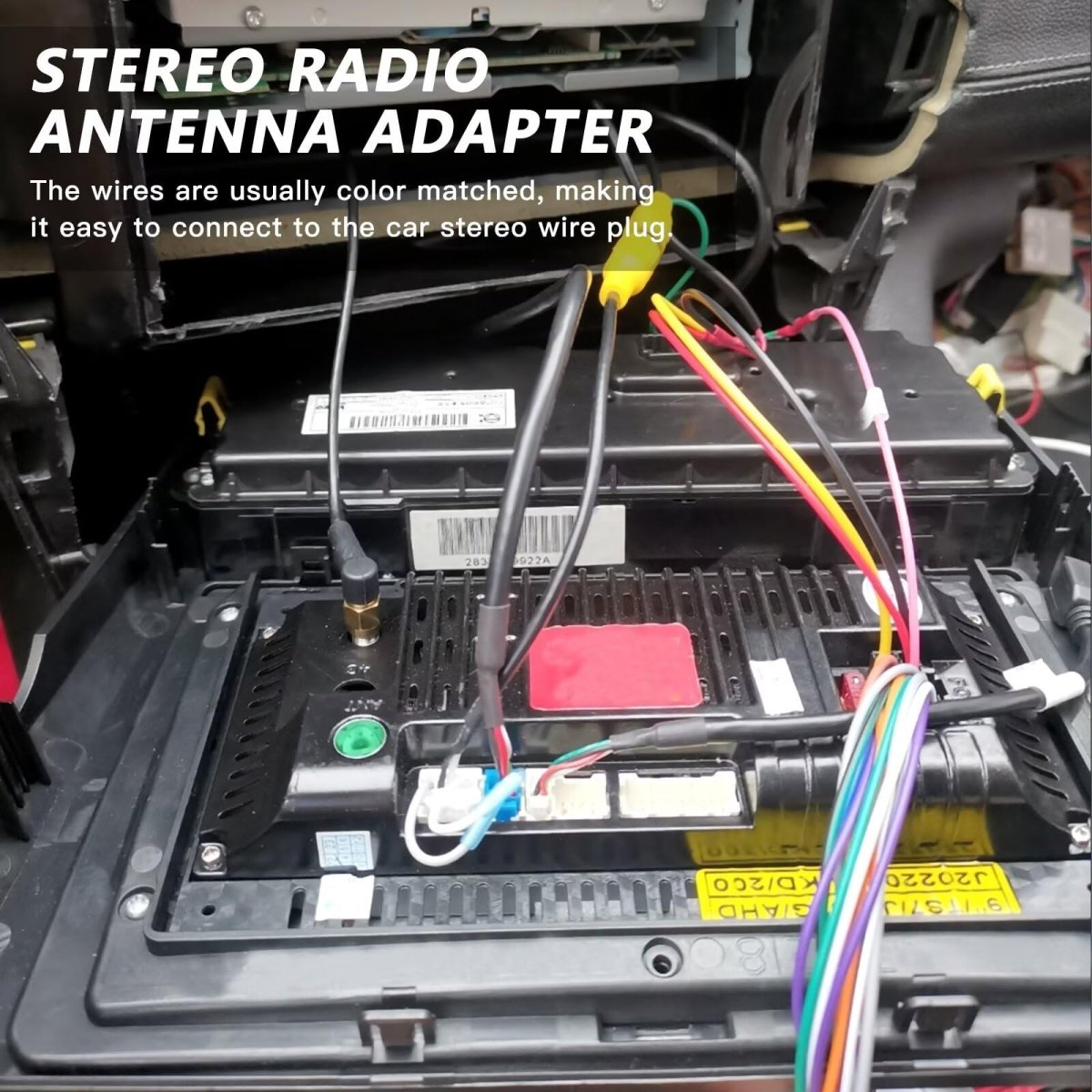 Radio Wire Harness And Antenna Adapter For Select Toyota Scion Vehicles 1987 To 2007 Aftermarket Stereo 10 Pin 6 Power Speaker