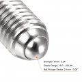 Uxcell Ball Point Set Screws M10 X 30mm 304 Stainless Steel Metric Spring Hex Socket Screw 6pcs