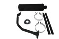 150 Cc High Flow Scooter Moped Gy96 Muffler Exhaust Black