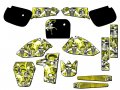 All Years Rm 60 Jester Yellow Senge Graphics Complete Kit For Suzuki 