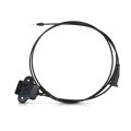 Hood Release Cable For Dodge Magnum 2005 2006 2007 2008 Texture Black Plastic And Metal With Handle Replacement 5065522ae 
