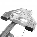 A-premium Electric Power Window Regulator Without Motor Compatible With Cadillac Sts 2005-2011 Sedan Rear Left And Right 2-pc
