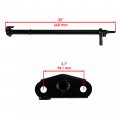 Caltric Steering Shaft Compatible With Honda Trx250ex Sportrax 2001 2002 2003 2004 2005 53310-hn6-000