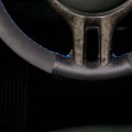 Loncky Black Leather Suede Custom Steering Wheel Cover For Bmw 323ci 2000 325ci 330ci 2001-2006 325i 325xi 2001-2005 325it