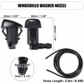Uxcell 1 Set Windshield Washer Water Nozzle Spray No 25815793 For Cadillac Cts Base Luxury Performance Premium V Vsport 2015