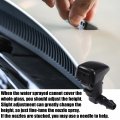 Uxcell 1 Set Windshield Washer Water Nozzle Spray No 25815793 For Cadillac Cts Base Luxury Performance Premium V Vsport 2015