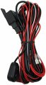 Led Light Bar Wiring Harness Kit 12v 40amp 18awg Fuse Relay On Off Switch Fits For Bars Spot Lights Fog Driving Work