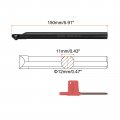 Uxcell 1 2 Shank Lathe Indexable Boring Bar Turning Tool Holder S12m-ssscr09 45a