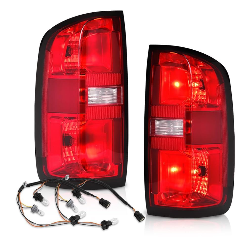 Tail Lights With Bulbs For Chevy Colorado 2015 2022 Left And Right Pair 4 Door Crew Cab Extended Gm2800270 Rear Brake Lamp
