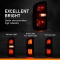 Tail Lights With Bulbs For Chevy Colorado 2015 2022 Left And Right Pair 4 Door Crew Cab Extended Gm2800270 Rear Brake Lamp