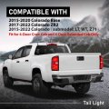 Tail Lights With Bulbs For Chevy Colorado 2015 2022 Left And Right Pair 4 Door Crew Cab Extended Gm2800270 Rear Brake Lamp