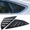 Autotop 2pcs Rear Side Window Louvers Air Vent Scoop Shades Cover Blinds Fit Ford Fusion Mondeo 2013-2021 