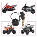 Rutu Rear Foot Brake Master Cylinder Disc Caliper Assembly Replacement For 50cc 70cc 90cc 110cc 125cc Chinese Atv Parts Quad 