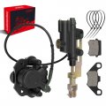 Rutu Rear Foot Brake Master Cylinder Disc Caliper Assembly Replacement For 50cc 70cc 90cc 110cc 125cc Chinese Atv Parts Quad