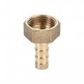 Uxcell Brass Barb Hose Fitting Connector Adapter 8mm Barbed X G3 8 Female Pipe With 6-12mm Clamp 2set