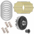 Caltric Clutch Outer Basket And Plates Kit Compatible With Honda Pioneer 500 Sxs500m 2015 2016