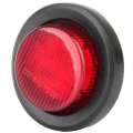 Ocpty 9led Side Marker Light 10pcs 2a Amber Red Round Trailer Lamp Stop Turn Tail W Rubber Mounting Grommet And Pigtails 2x