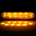Ocpty 9led Side Marker Light 10pcs 2a Amber Red Round Trailer Lamp Stop Turn Tail W Rubber Mounting Grommet And Pigtails 2x