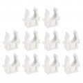 Uxcell Pvc Water Pipe Clamps 100pcs Fit For 16mm 5 8 Od Hose Hanger Support Pex Tubing U-shaped Clips