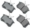 Eur340 Euro Ultr Ceramic Disc Brake Pad Kit Front Position For Passenger Cars And Trucks Grey 