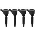 Set Of 4 Coil Packs For 2012-27 Fiat 500 1 4l L4 2013-2016 Dodge Dart 1 Replacement 68081914ac Uf673 3-pins Ignition Ciolsi