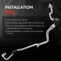 A-premium A C Suction Line Hose Assembly Compatible With Hyundai Sonata 2002-2005 L4 2 4l Compressor To Evap