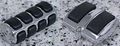I5 Chrome Rear Brake Pedal Gear Shift Covers For Yamaha V-star 650 950 1100 1300 