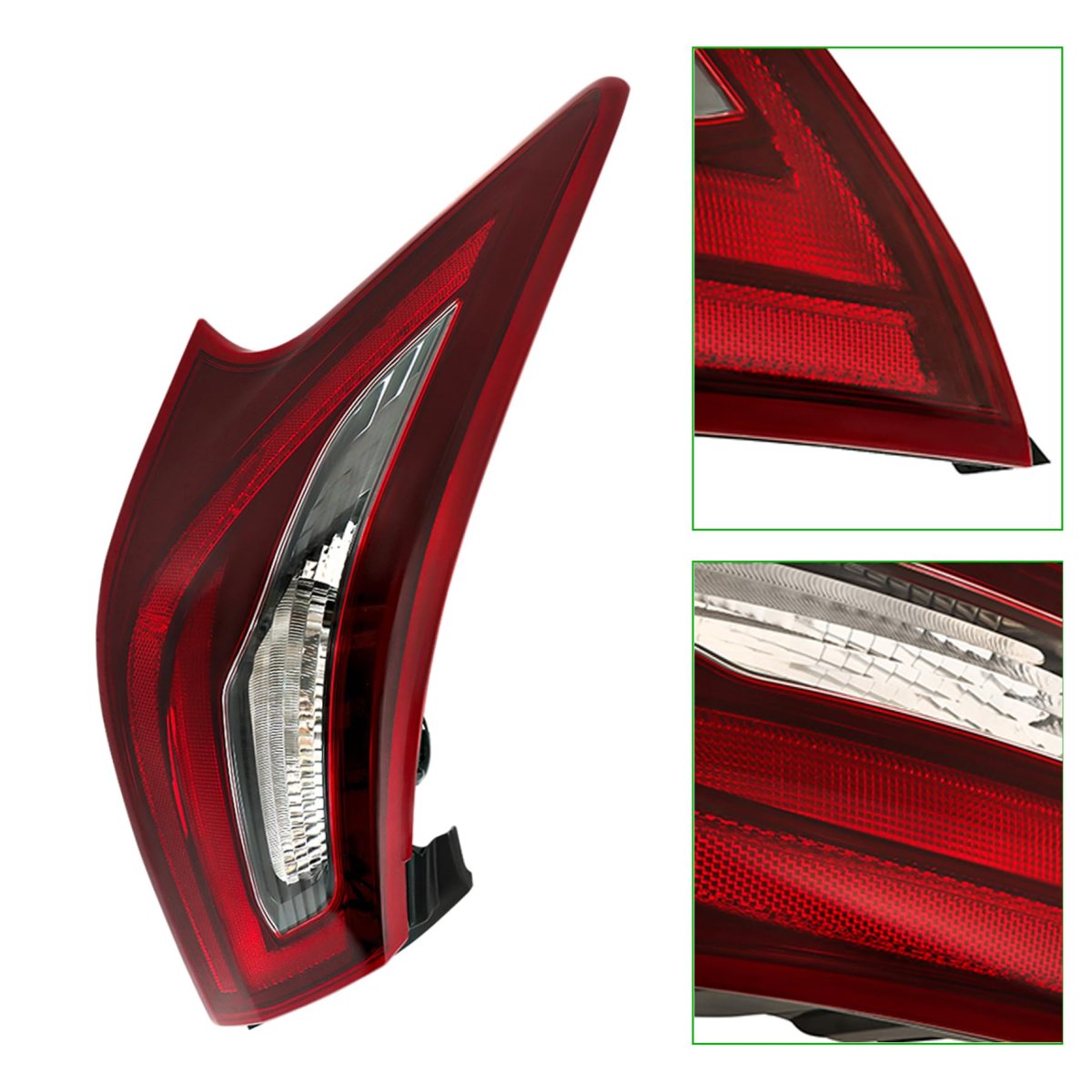 Left Side Tail Light Assembly Replacement For Altima Sr 2016 2017 2018 Rear Brake Lamp 26555-9hs1a Red Driver Housing 1 Pack