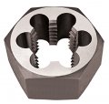 Alfa Tools Mhd70760l 8mmx1-25 Left Hand Rethreading Hex Die Carbon Steel 