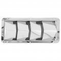 4 Slots Grid Marine Louver Vent Grille Square Cover Boat Stainless Steel Air Accessories 