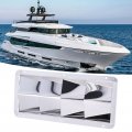 4 Slots Grid Marine Louver Vent Grille Square Cover Boat Stainless Steel Air Accessories