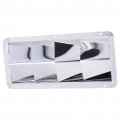 4 Slots Grid Marine Louver Vent Grille Square Cover Boat Stainless Steel Air Accessories