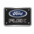 Ipick Image Made For Ford Flex 3d Logo Carbon Fiber Texture Billet Aluminum 2 Inch Tow Hitch Cover